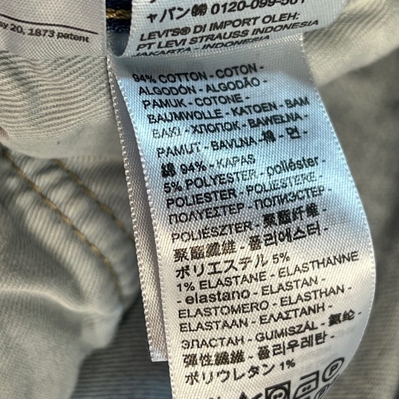 Levi's 501 Original Fit Light Wash Button Fly Jeans Men's 34x30 - Picture 8 of 11